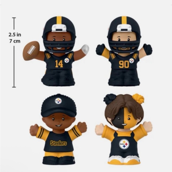 NFL Pittsburgh Steelers Little People Collector Set Series Two - Picture 2 of 6